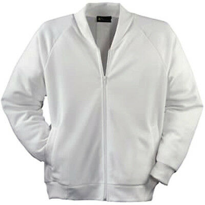 Balmoral Unisex White Full Zip Rinkmaster Bowls Jacket