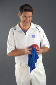 Taylor Bowls Ace Polo Shirt (original) with Blue trim