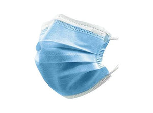 Face Mask Elasticated 3 PLY Face Covering 50 pack