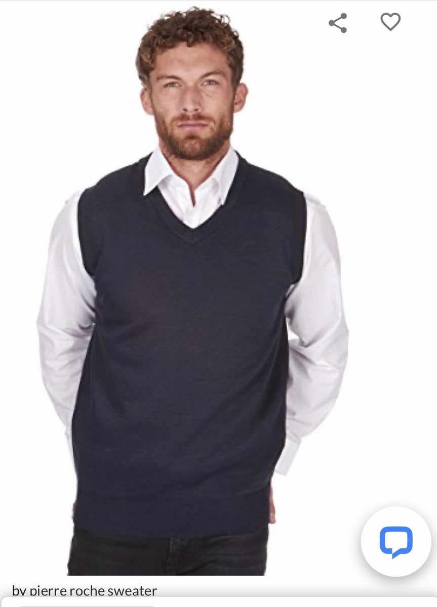 Pierre Roche Mens Plus Size Knitted Tank Top – Mayors Sports and Menswear