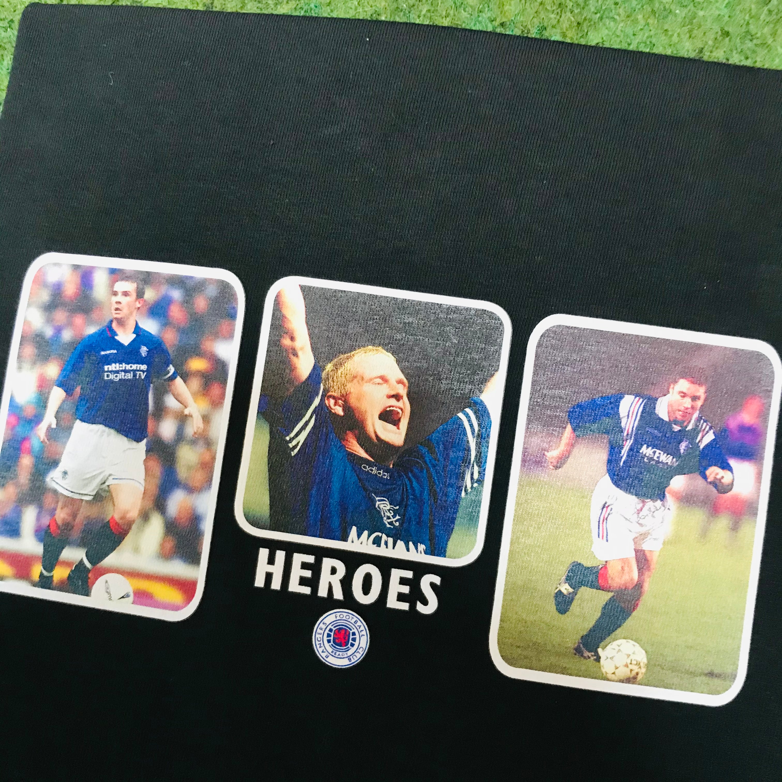 Glasgow Rangers Official Retro Heroes T-shirt