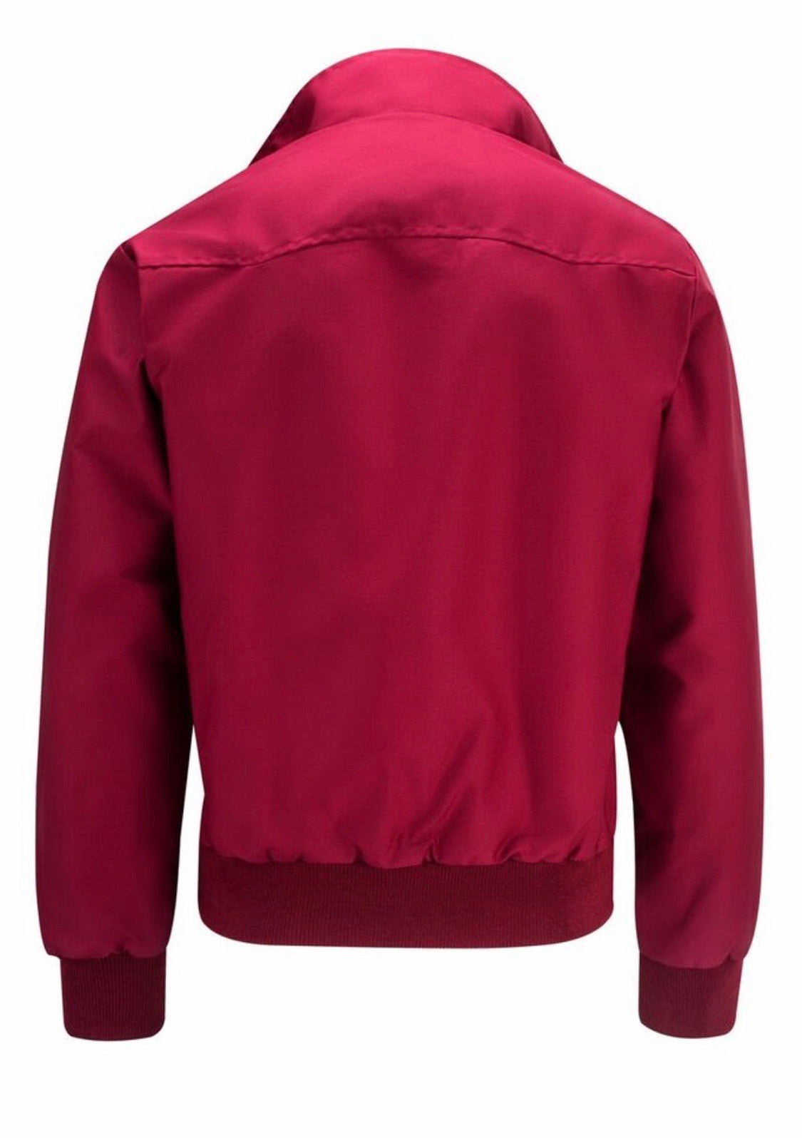 Classic Red Harrington Jacket