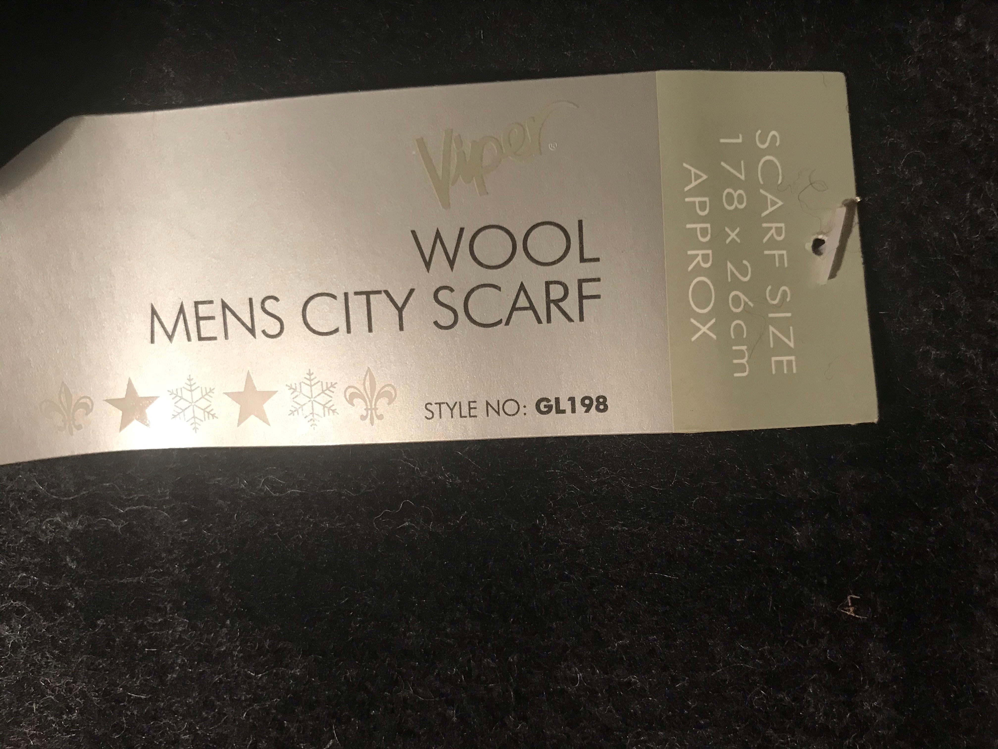 Viper Wool Men’s City Scarf