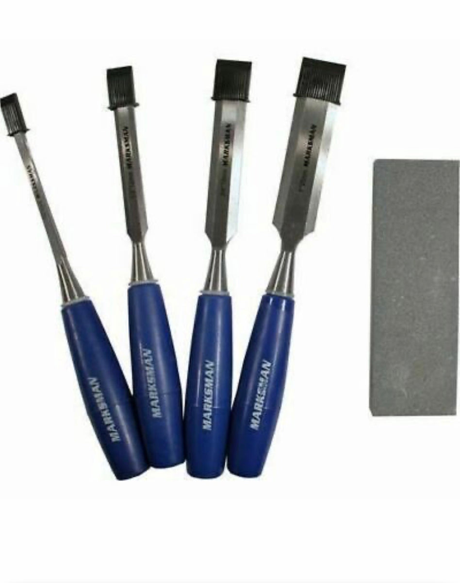 Marksman 4 Chisel set with sharpening stone – Mayors Sports and Menswear
