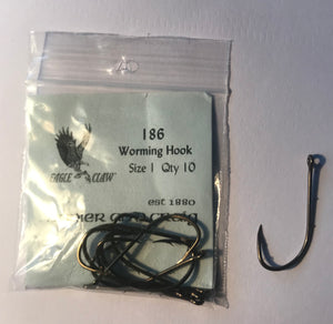 Eagle Claw Worming Fishing Hooks