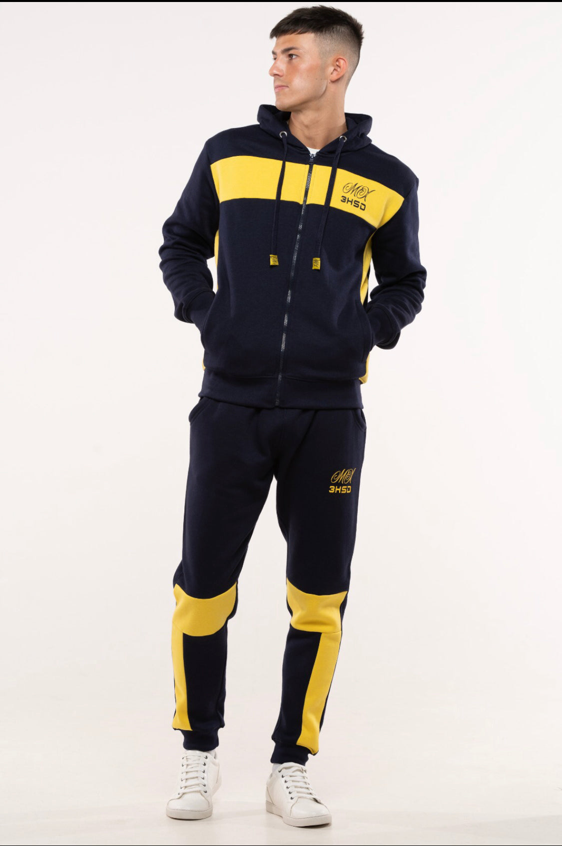 Titan MX 3HSD Navy/yellow 2 piece jogging suit