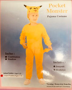 Pikachu pyjama costume