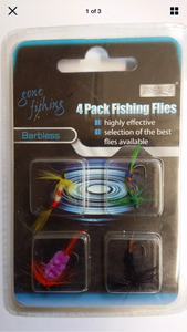 4 pack fishing flies