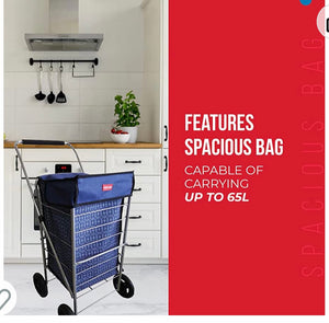 Casa & Casa Geometric 4 Wheel Shopping Trolley