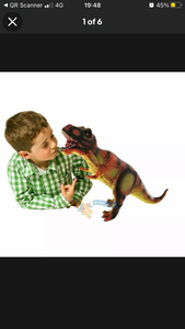 Large Soft Foam Rubber Stuffed Dinosaur Play Toy Animals Action Figures