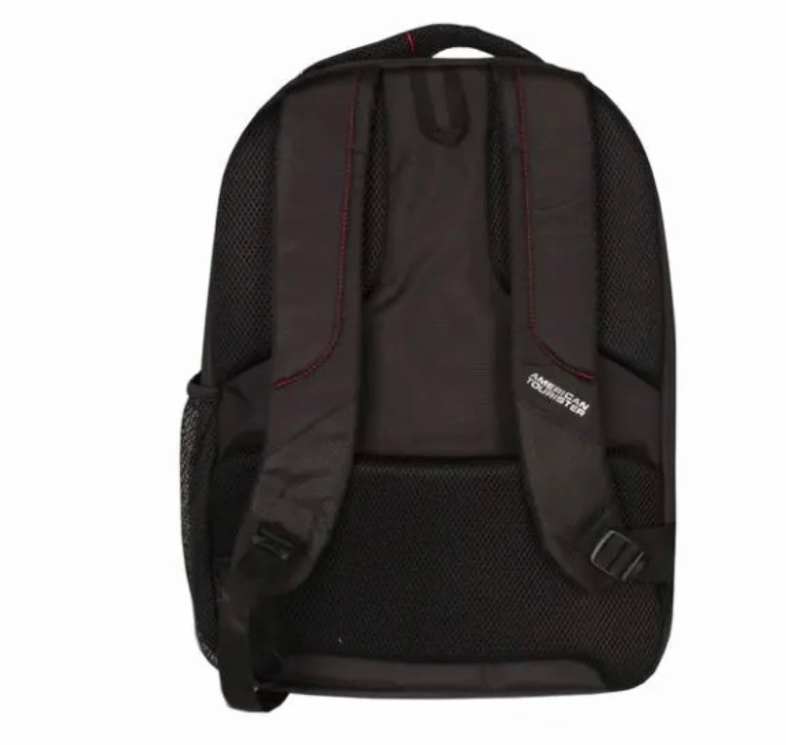 american tourister black backpack laptop overnighter American Tourister Laptop Tablet Backpack – Mayors Sports and Menswear