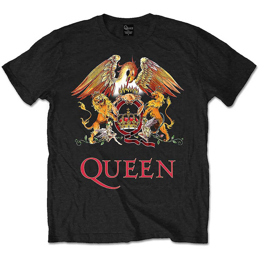RockOff Official Queen Men's Crest Logo T-Shirt