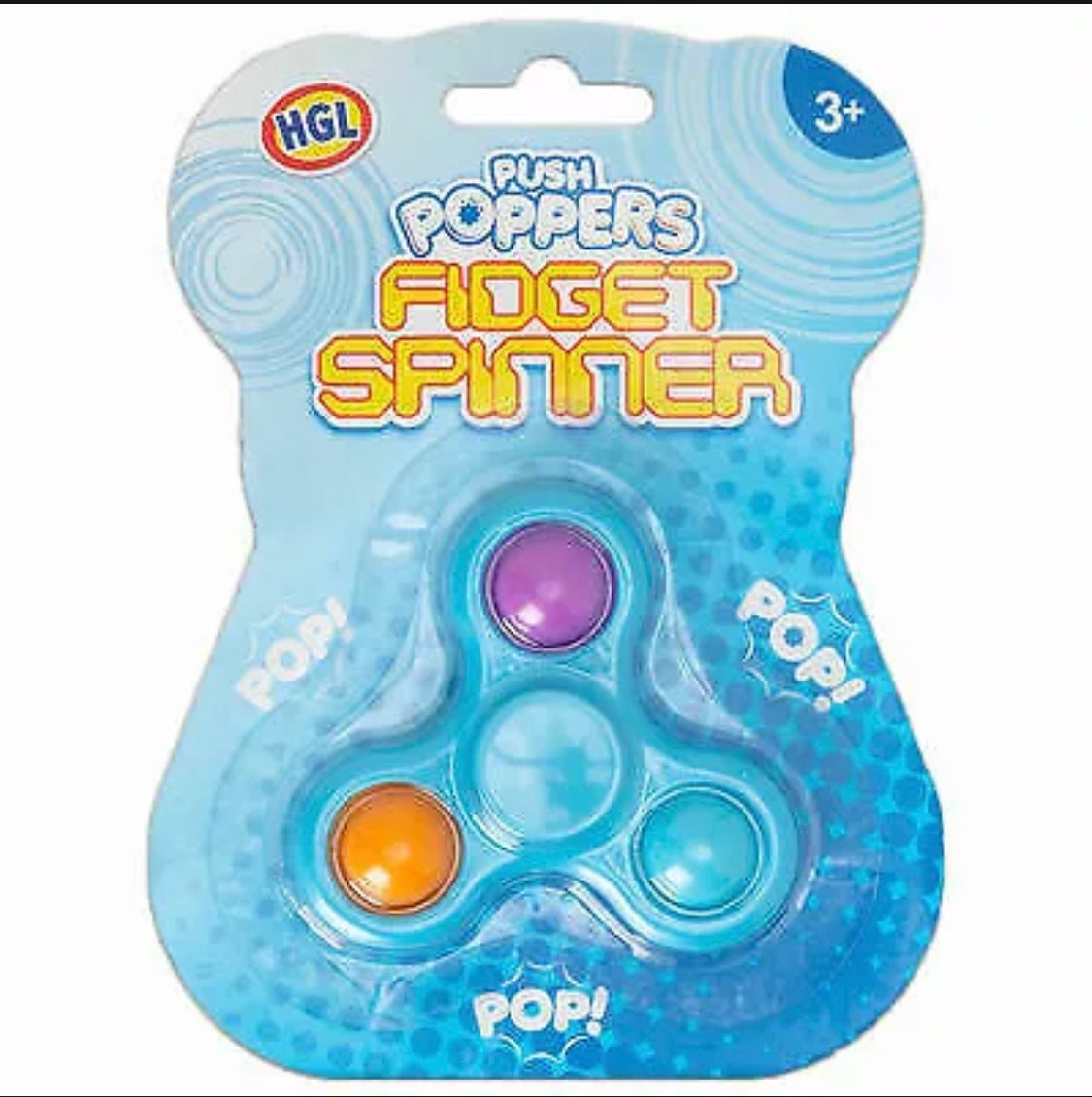 Push Popper Fidget Spinner