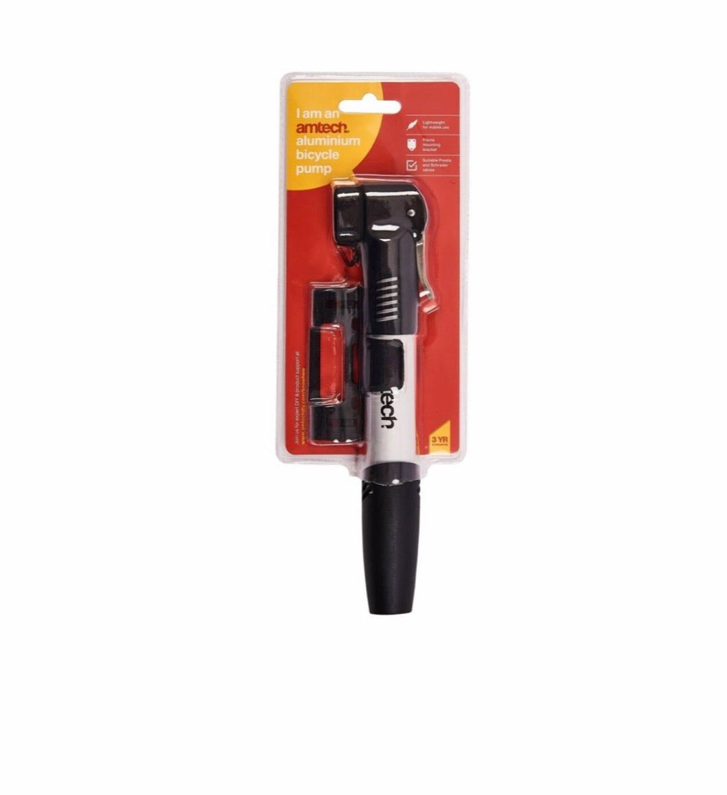 Amtech aluminium bicycle pump