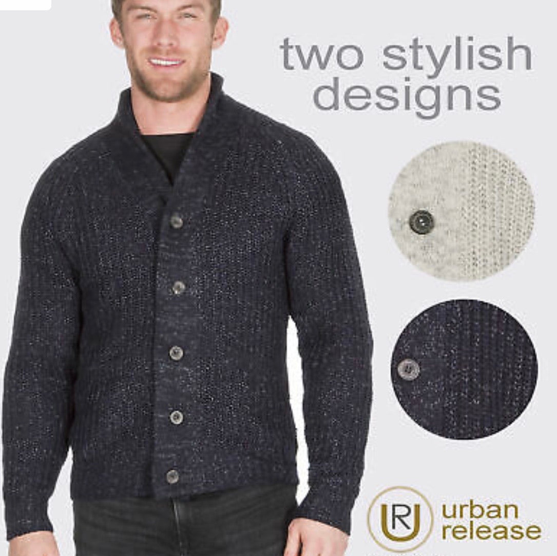 Urban Release men’s shawl collar cardigan
