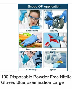 Supertouch 1261/1269/1267 Powder-Free Disposable Nitrile Gloves boxed 100
