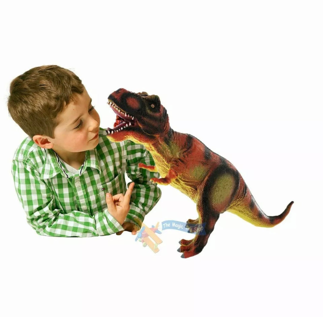 Soft rubber dinosaur toy online