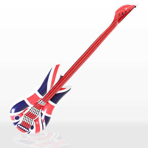 Union Jack Inflatable Guitar