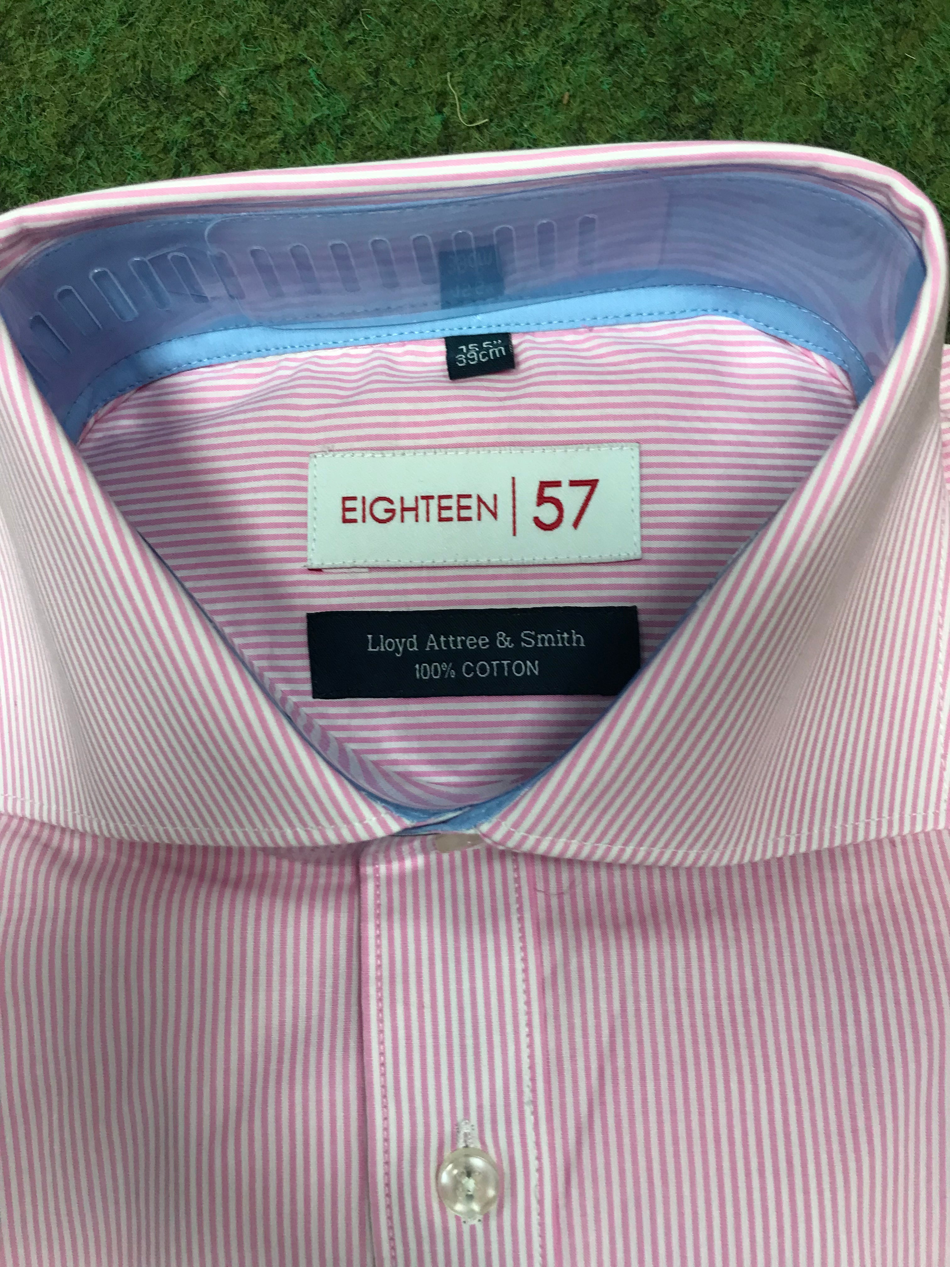 Lloyd Attree & Smith Formal Pink Stripe Shirt