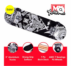 M.Y X-Skate Complete  31″ Double Kick Beginner Skateboard