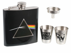 Pink Floyd  hip flask music gift set