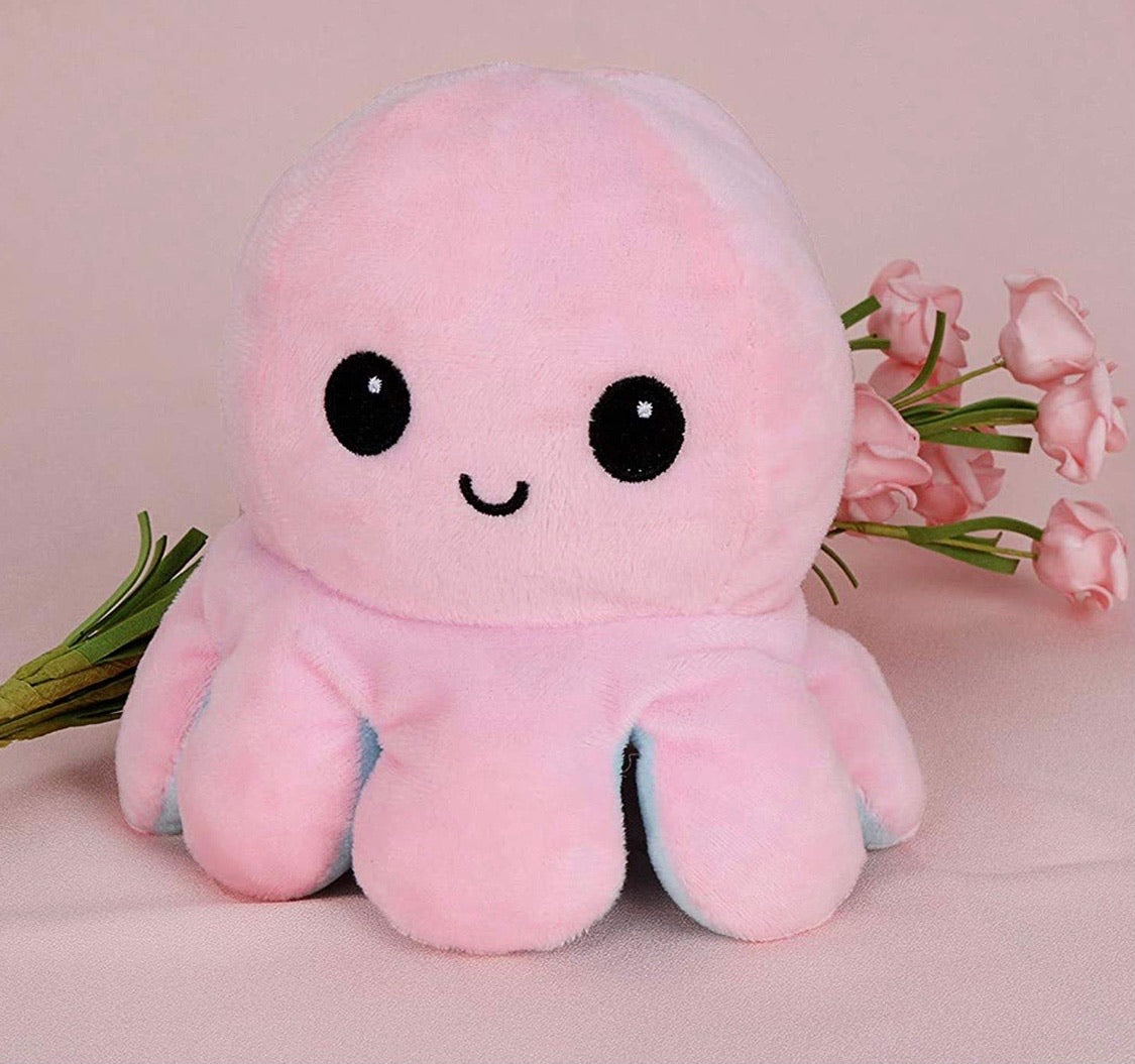 Boneka Gurita Pulpito Tiktok Tiktok Pulpo Pulpos Reversibles Pulpo