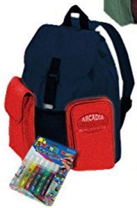 Arcadia carioca vintage style school rucksack backpack i