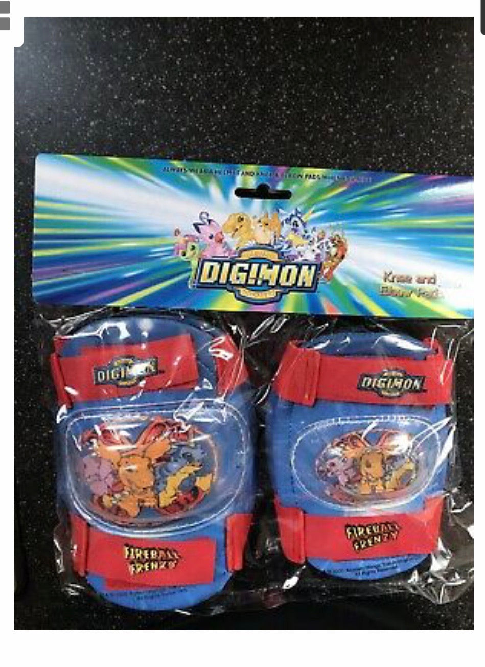 Digimon Elbow And Knee Pads.