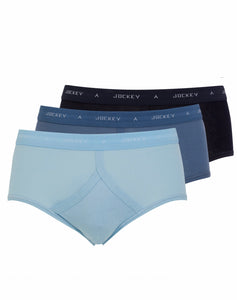 Jockey Classic Y-Front Briefs, Pack of 3 Navy Indigo Azure – Mayors Sports  and Menswear