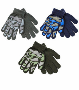 Childs Magic Gloves - Camouflage Print