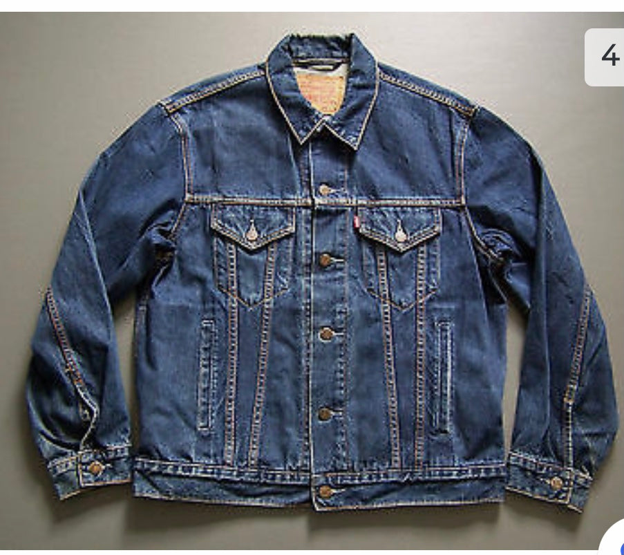 Levi's men's denim trucker jean jackets 70503