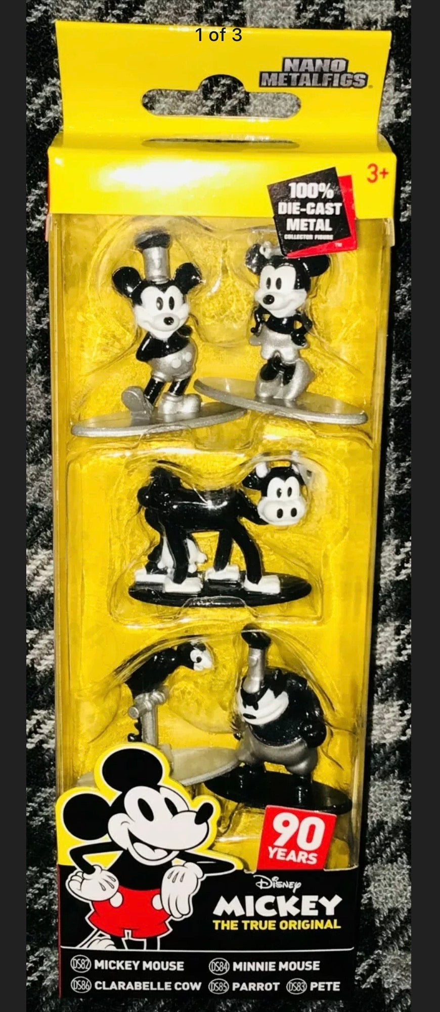 Disney Mickey Mouse - 5 Disney figures~ 100% Die- Cast Metal boxed..Collect Them All.