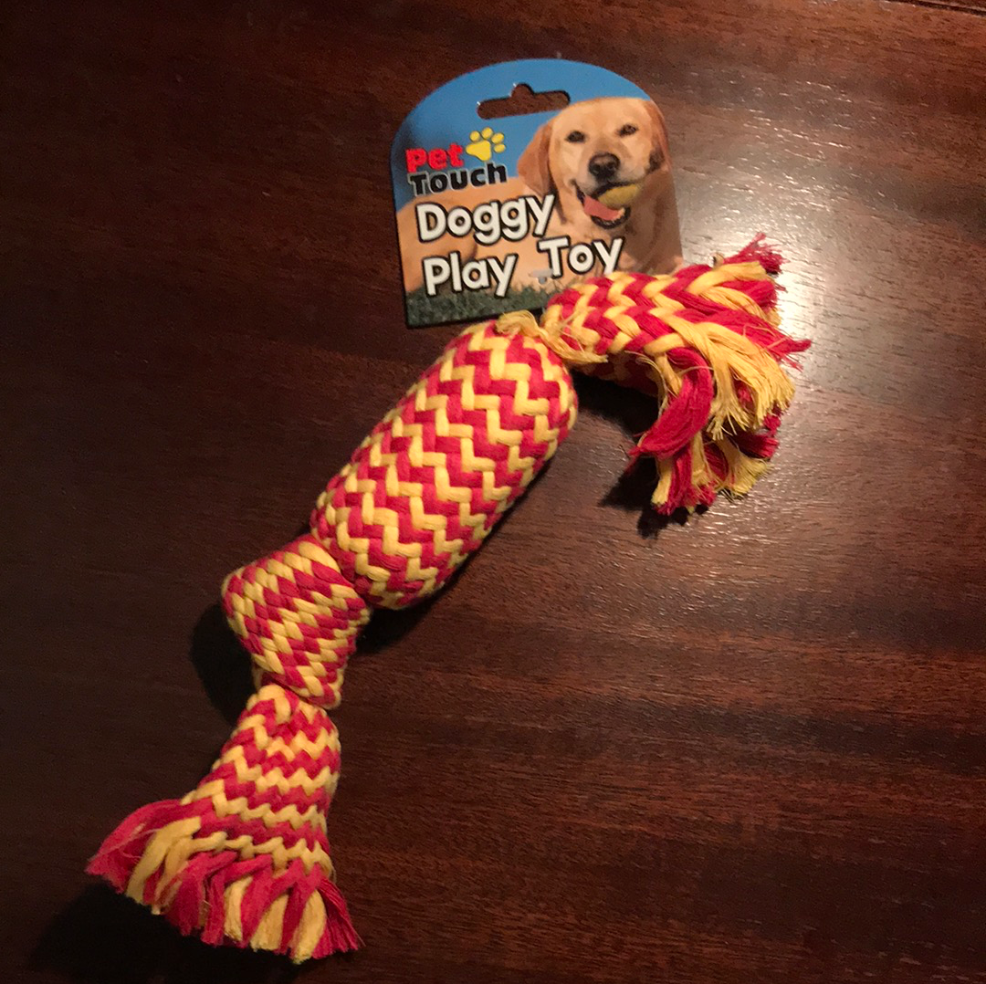 PET TOUCH TOY ROPE CHEW HONKING
