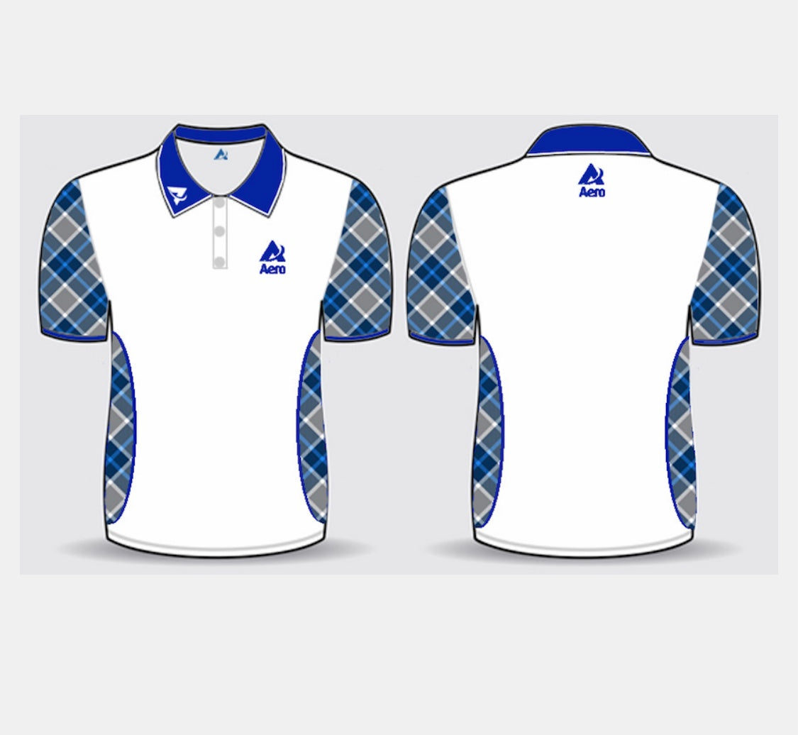 Aero Tartan Mens Polo Shirt